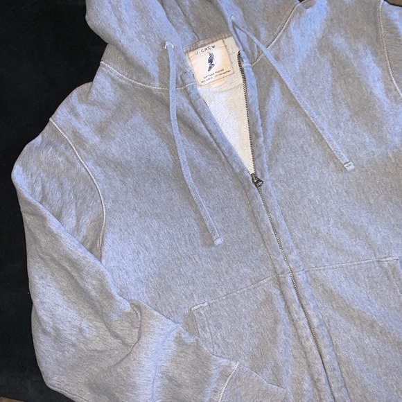 J. Crew Other - J. Crew Vintage Fleece Sweatshirt Zip-up Hoodie — Large